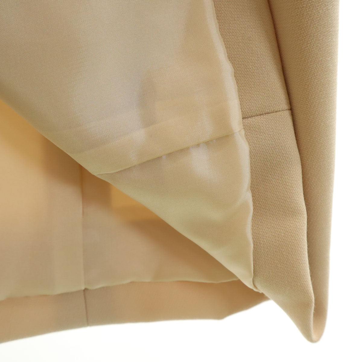 FOXEY フォクシー 日本製 アンサンブル 膝丈ワンピース 40 ベージュ テーラードジャケット レディース