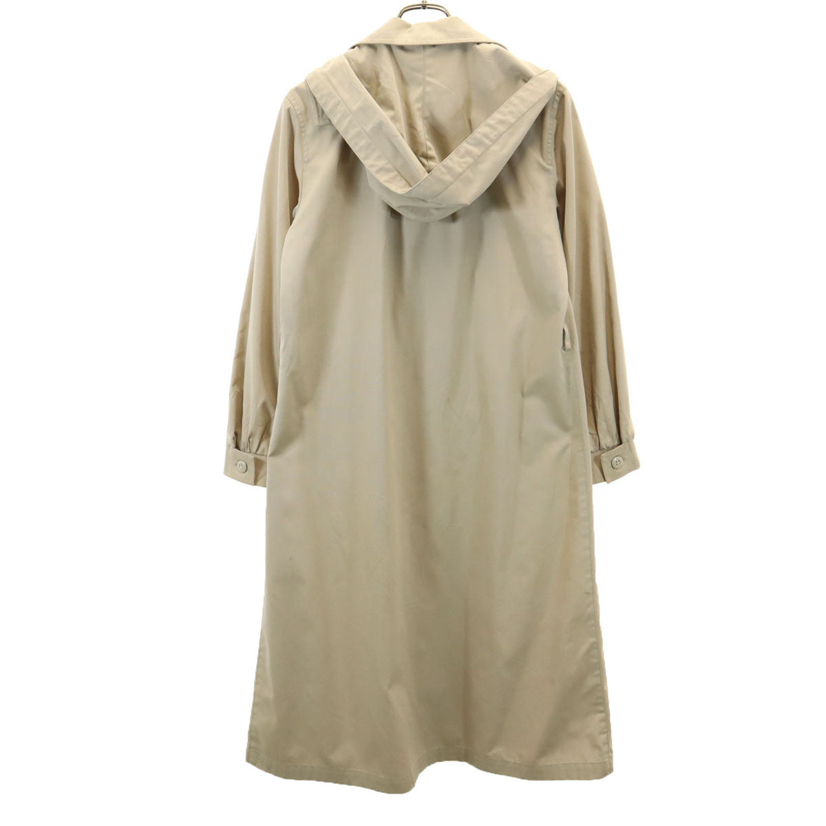 LONDON FOG ロンドンフォグ 80s ヴィンテージ フーデッド ステンカラーコート 8 ベージュ レディース