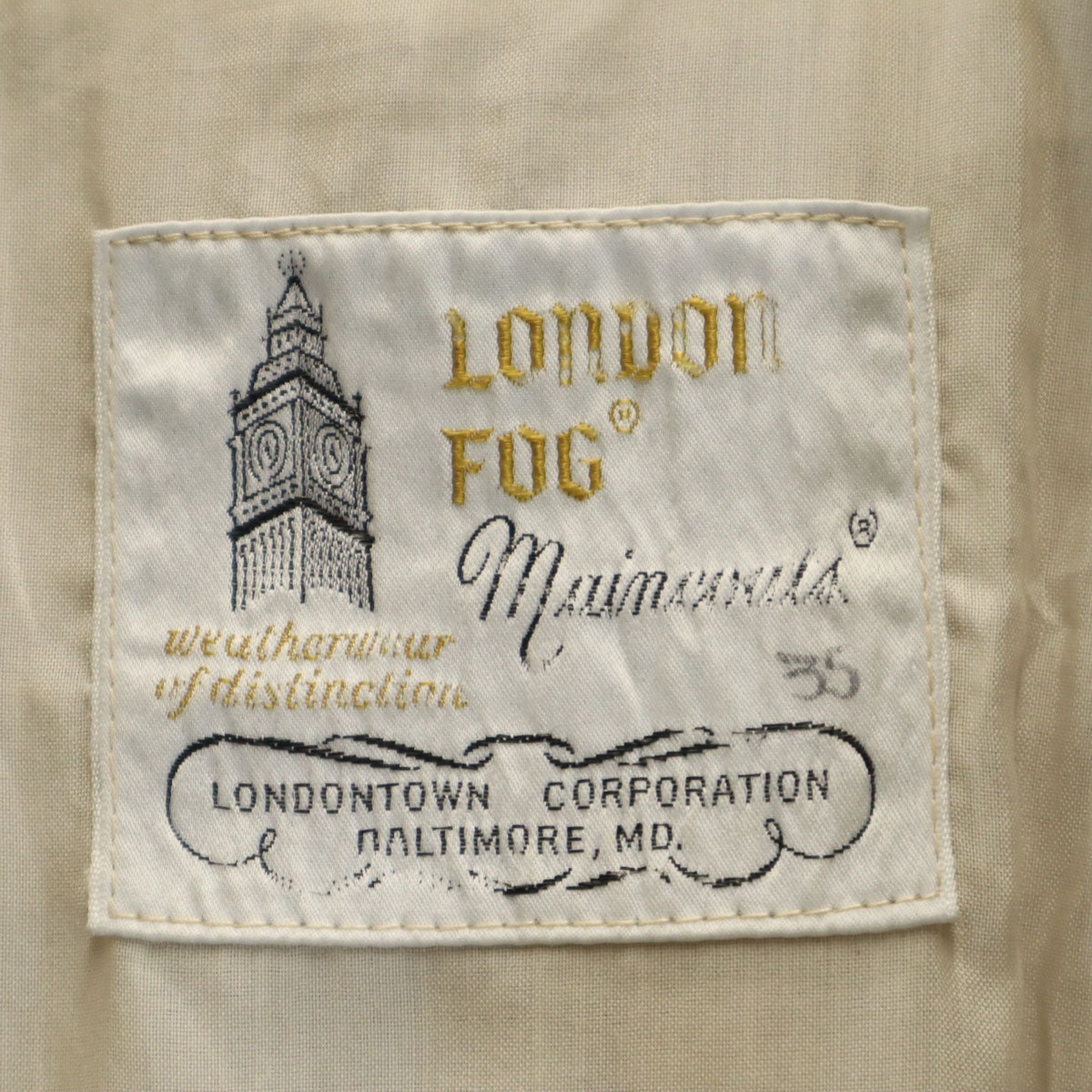 LONDON FOG ロンドンフォグ 80s ヴィンテージ フーデッド ステンカラーコート 8 ベージュ レディース