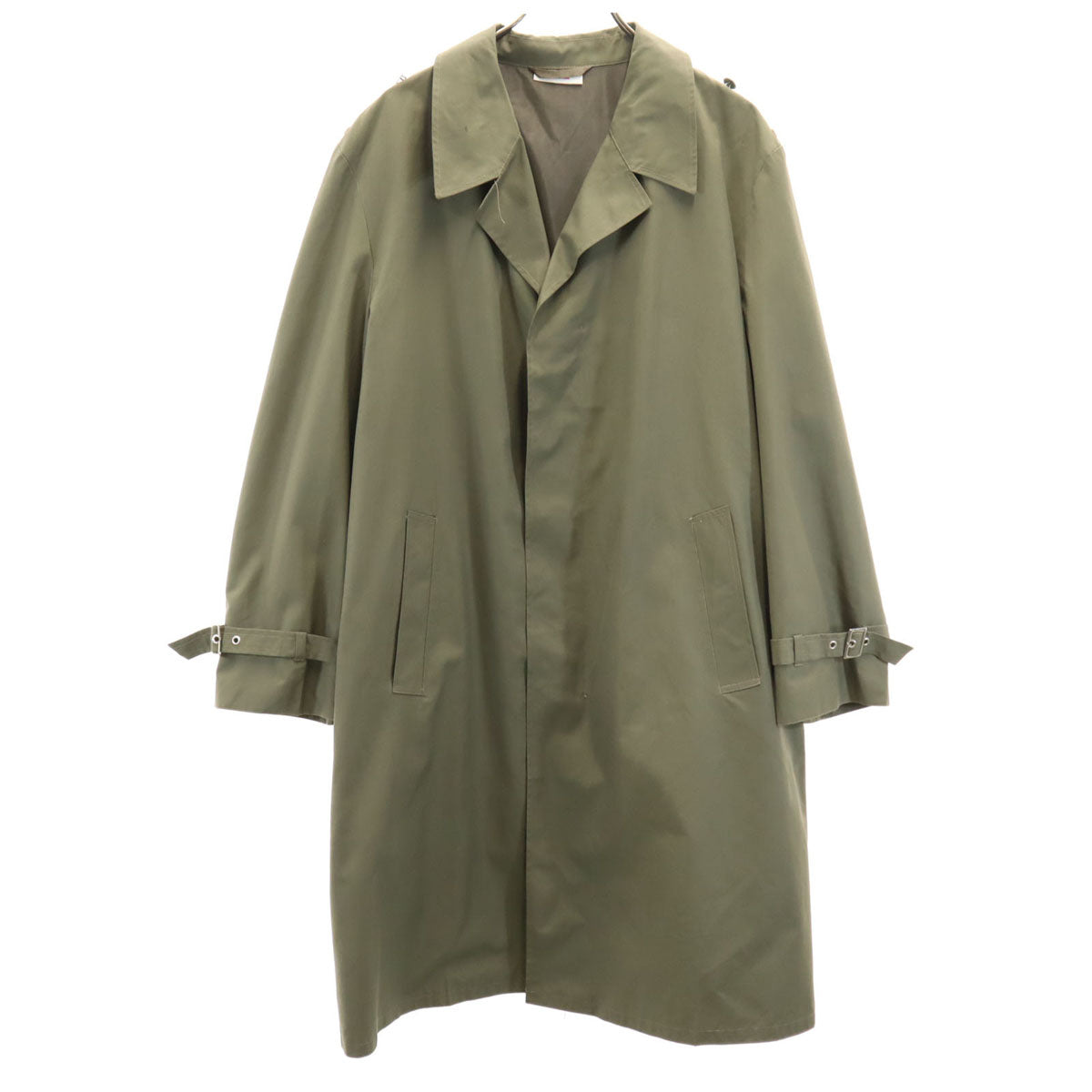 EAST GERMANY ARMY 東ドイツ軍 70s 80s ヴィンテージ レインコート K52 カーキ ミリタリー メンズ