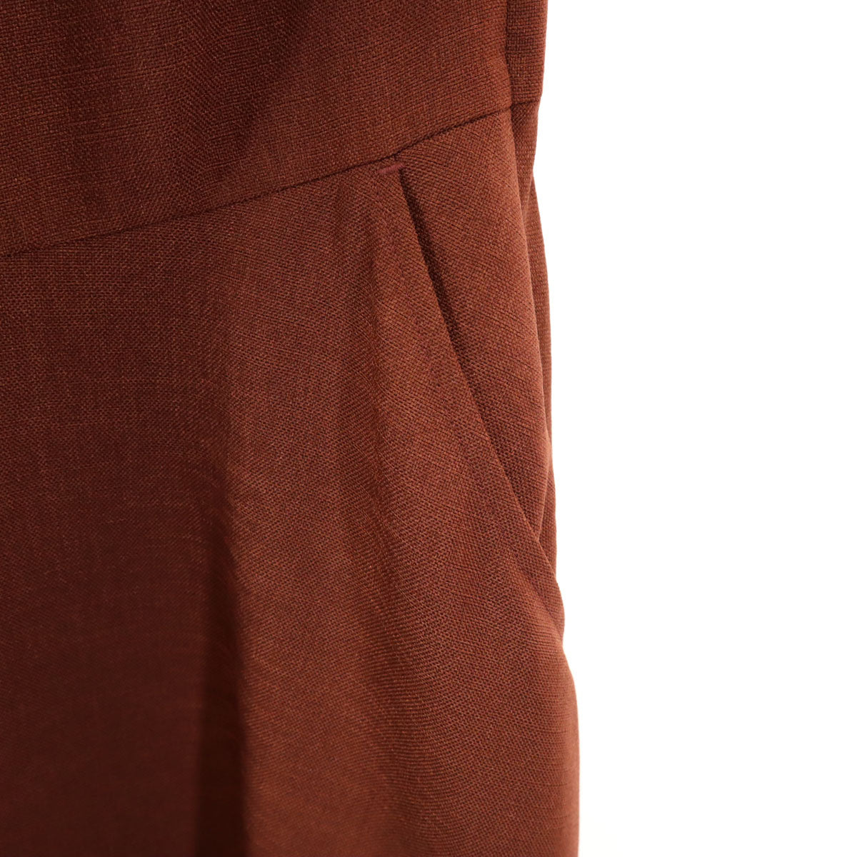 Ron Herman ロンハーマン ノースリーブ ロングワンピース S ブラウン レディース