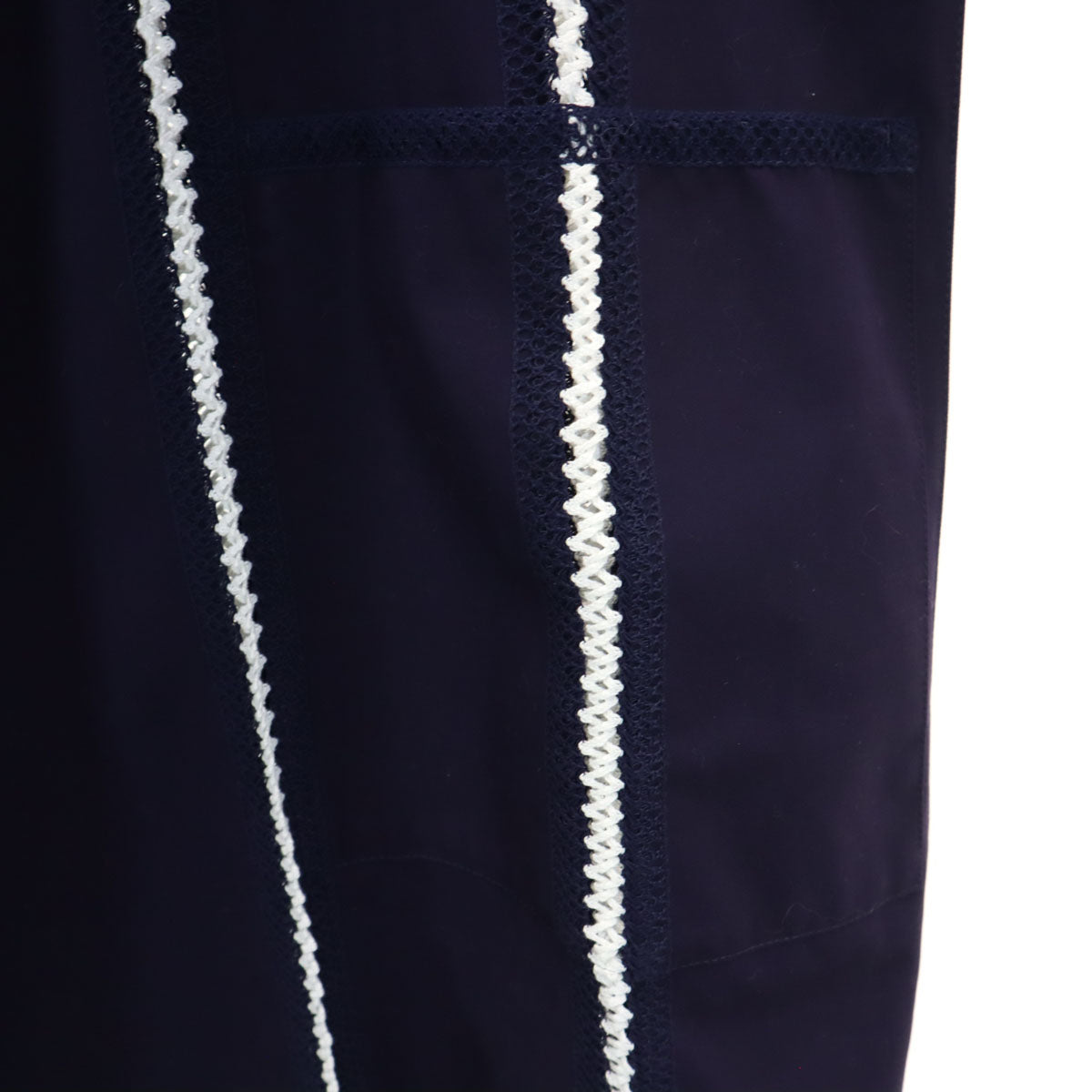 ISSEY MIYAKE イッセイミヤケ 日本製 ステンカラーコート 3 紺紫 レディース