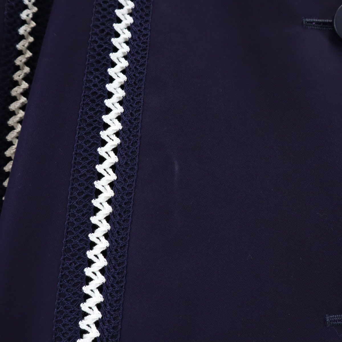 ISSEY MIYAKE イッセイミヤケ 日本製 ステンカラーコート 3 紺紫 レディース