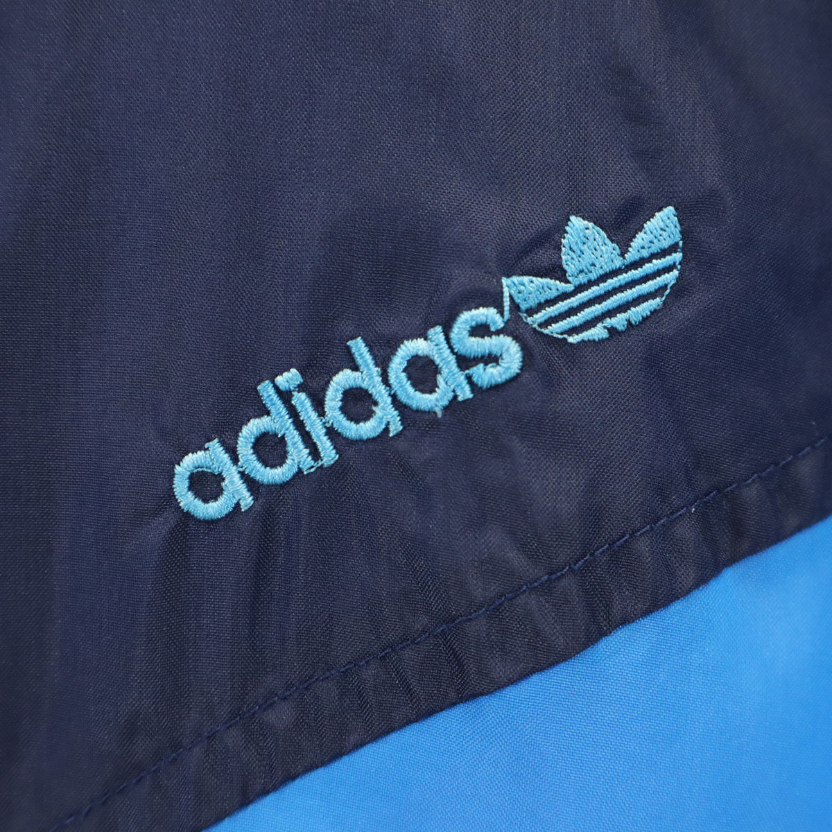 adidas アディダス 80s ヴィンテージ ナイロンジャケット L ネイビー メンズ
