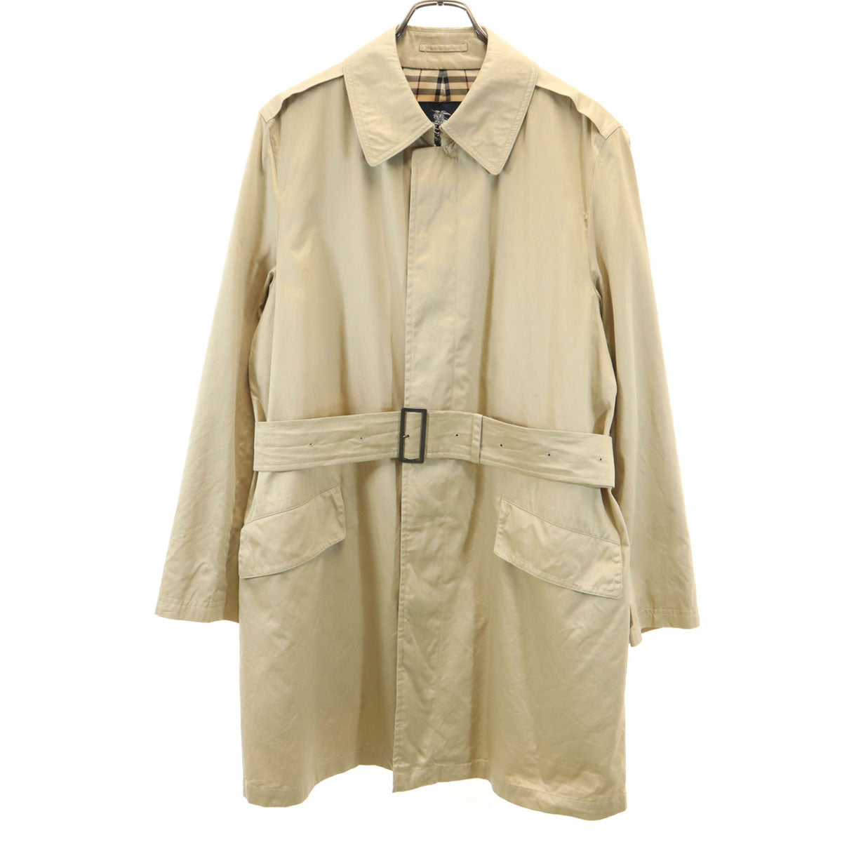 BURBERRY LONDON バーバリーロンドン 日本製 ステンカラーコート M ベージュ 三陽商会 メンズ