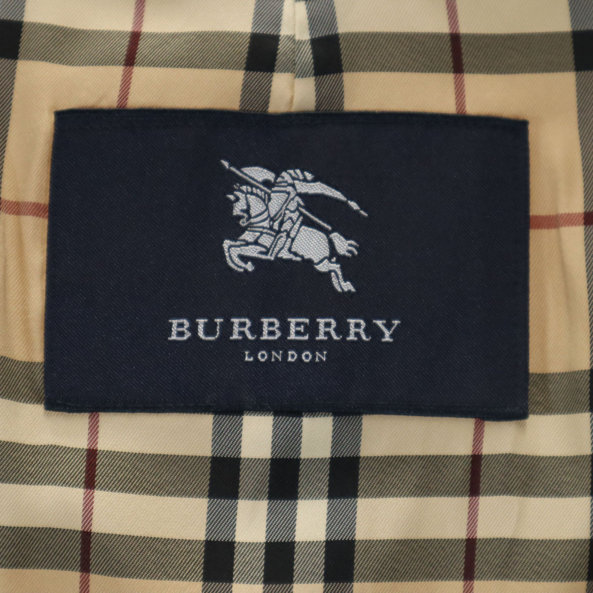 BURBERRY LONDON バーバリーロンドン 日本製 ステンカラーコート M ベージュ 三陽商会 メンズ