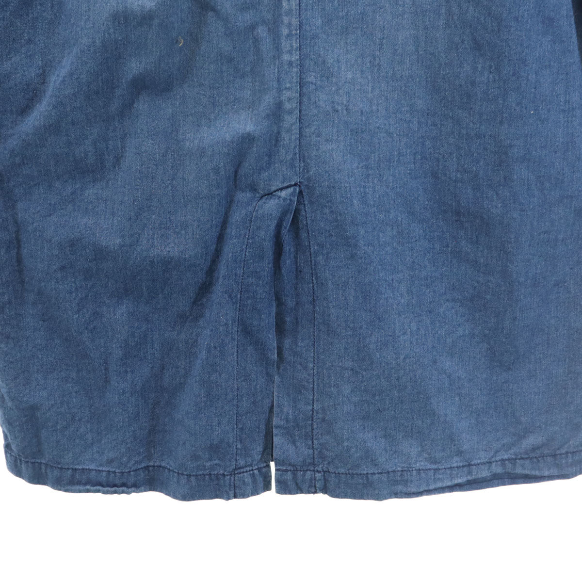 REMI RELIEF レミレリーフ 日本製 シャンブレーシャツ ジャケット M ブルー レディース