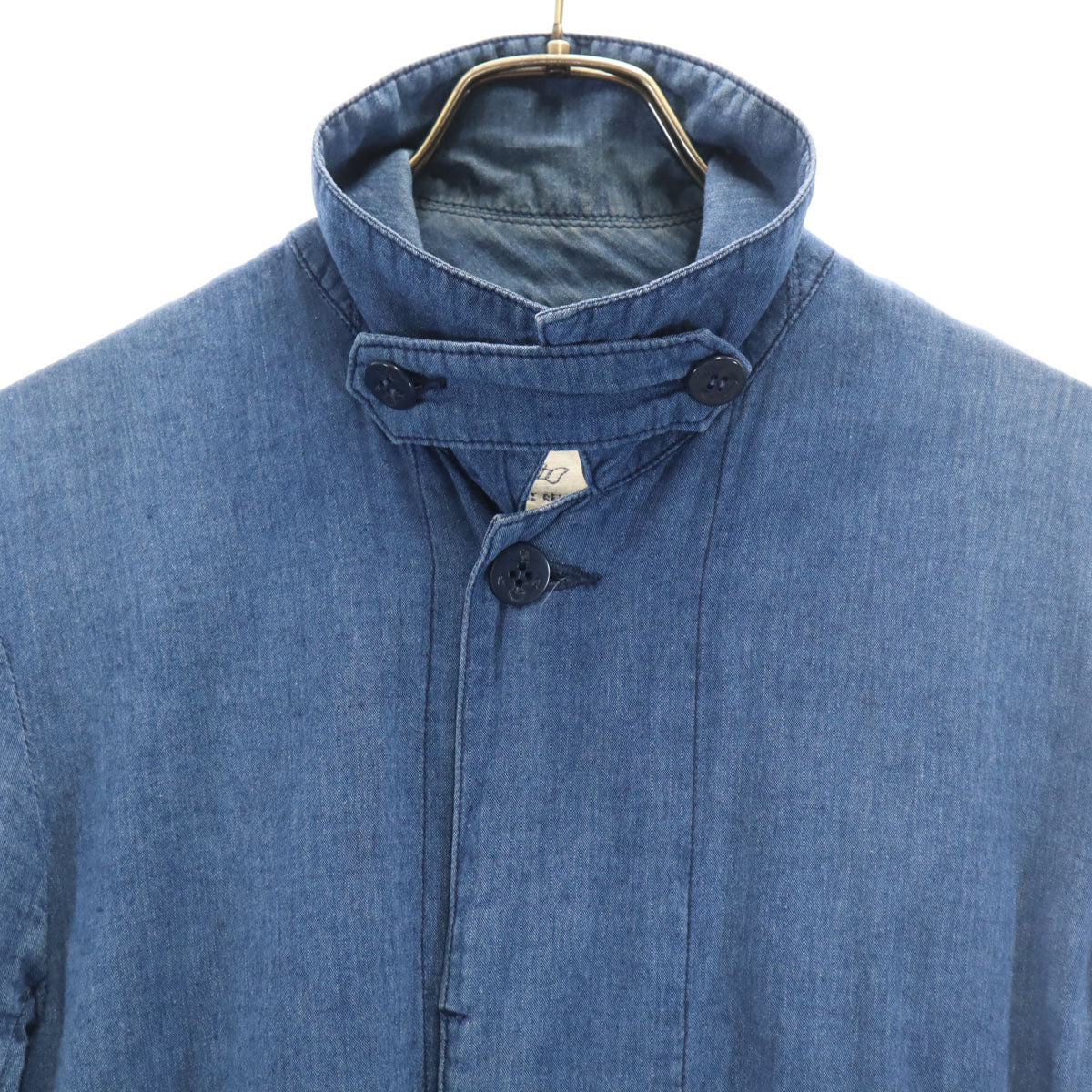 REMI RELIEF レミレリーフ 日本製 シャンブレーシャツ ジャケット M ブルー レディース