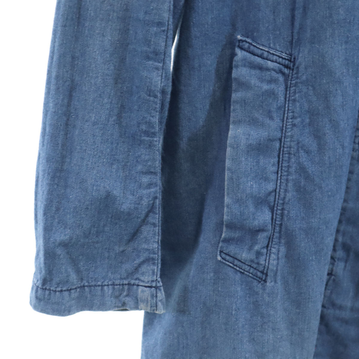 REMI RELIEF レミレリーフ 日本製 シャンブレーシャツ ジャケット M ブルー レディース