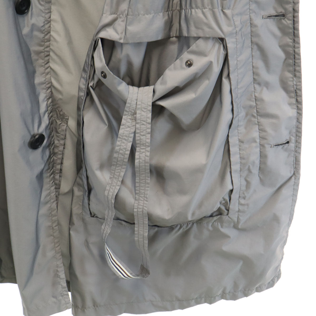 Aquascutum アクアスキュータム ナイロンジャケット XL グレー メンズ