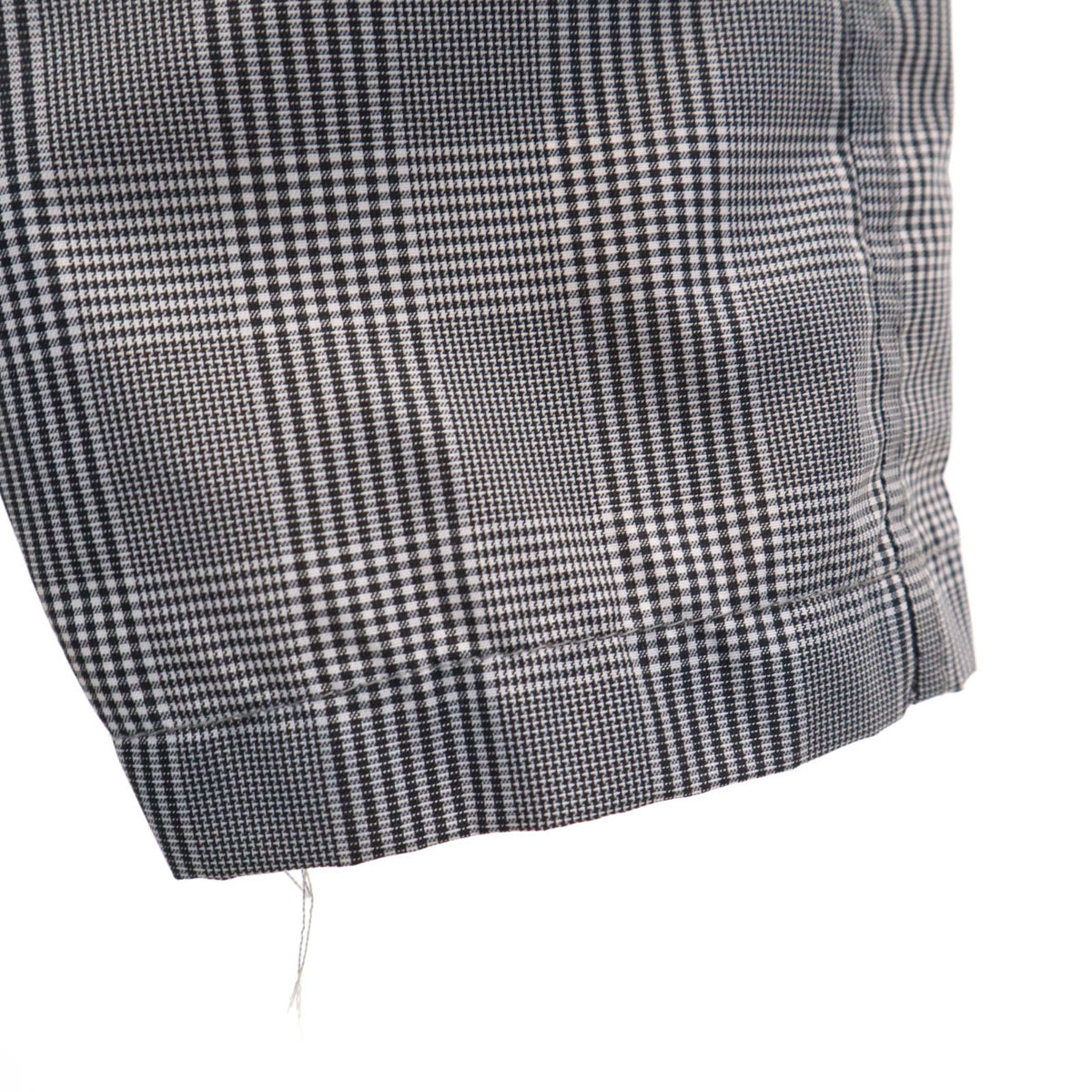 未使用 COMME CA ISM コムサイズム グランチェック コート L ブラック系 首ベルト メンズ