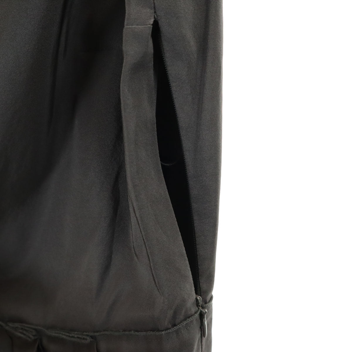 JIL SANDER NAVY ジルサンダーネイビー イタリア製 シルクブレンド ノースリーブ ワンピース 34 グレー レディース