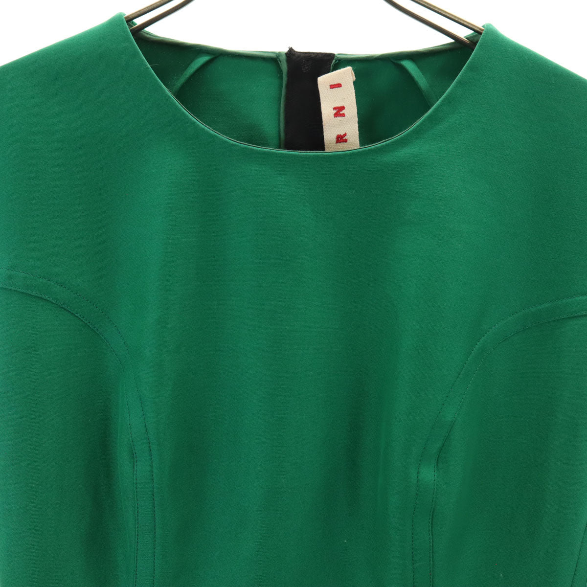 MARNI マルニ イタリア製 ノースリーブ ワンピース 36 グリーン レディース