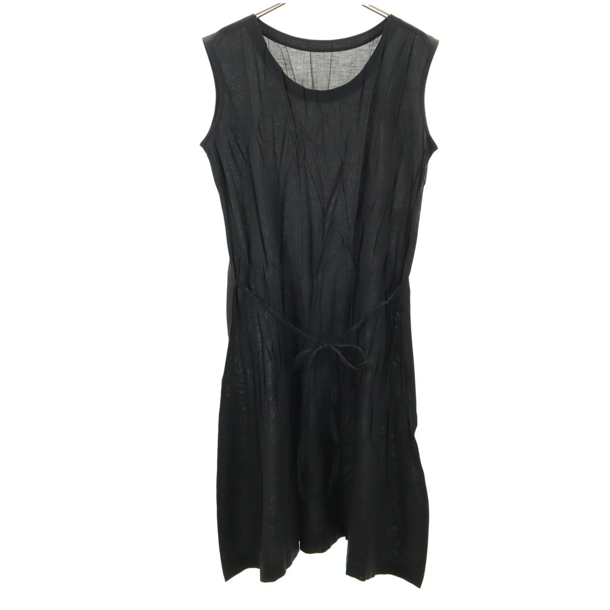 PLEATS PLEASE プリーツプリーズ 日本製 ノースリーブ ワンピース 3 黒 レディース