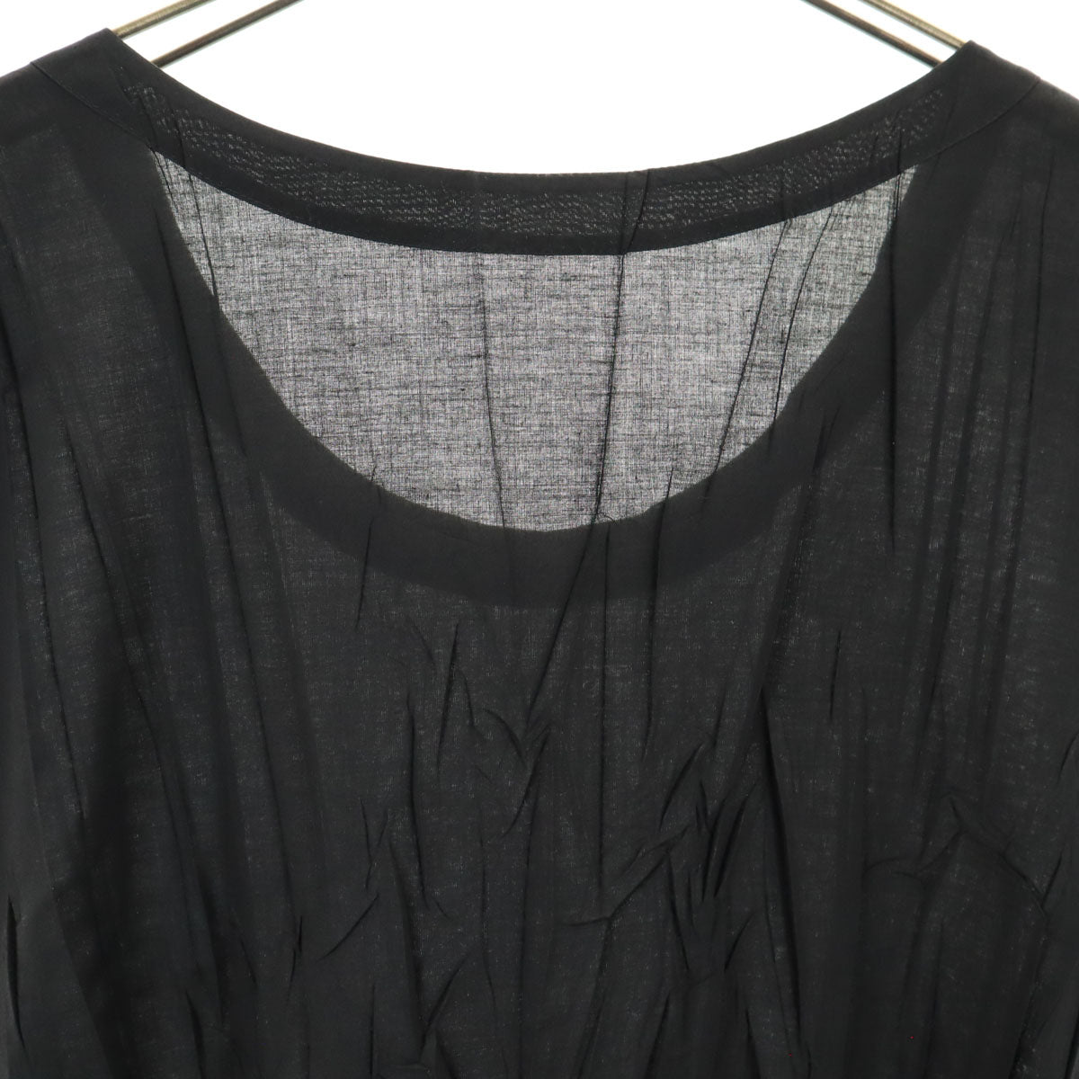 PLEATS PLEASE プリーツプリーズ 日本製 ノースリーブ ワンピース 3 黒 レディース