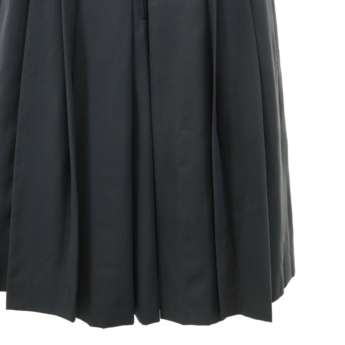 FOXEY フォクシー 日本製 シルクブレンド ノースリーブ ワンピース 40 チャコールグレー レディース