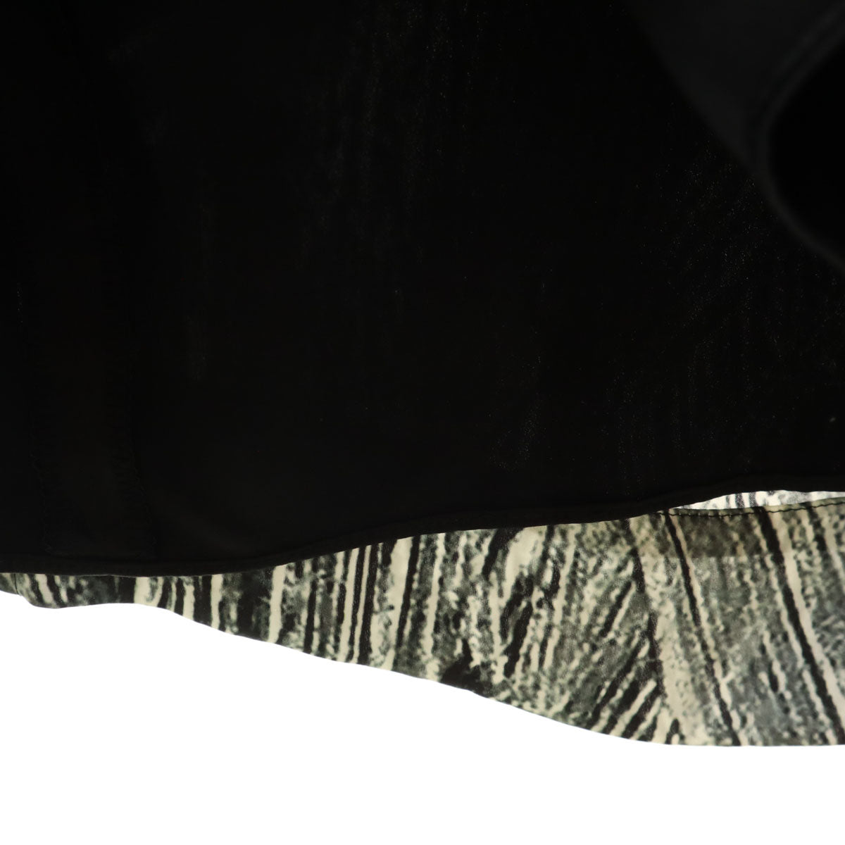 HELMUT LANG ヘルムートラング シルク 総柄 ノースリーブ ワンピース S ブラック レディース