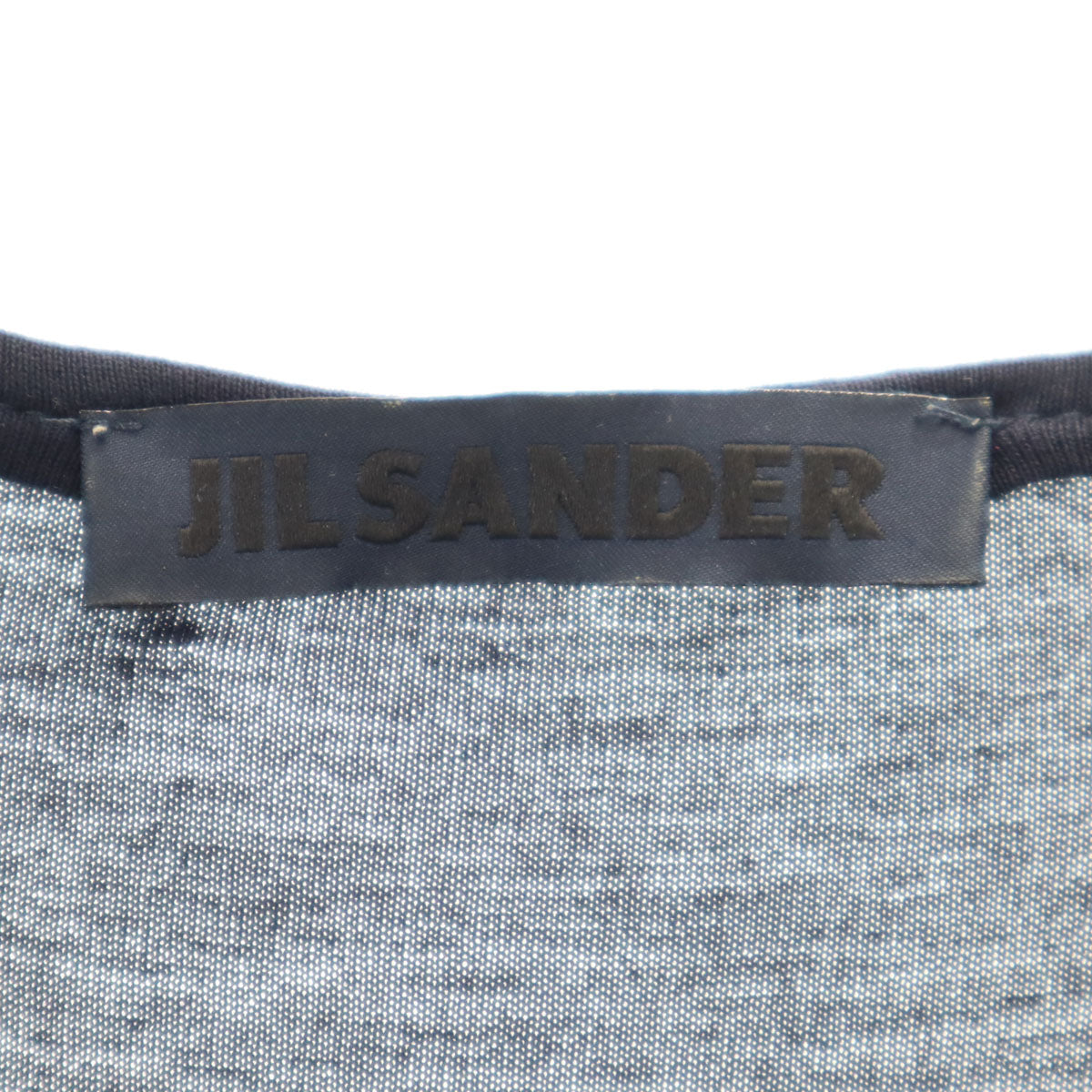 JIL SANDER ジルサンダー イタリア製 ノースリーブ スキッパーカラー ワンピース 32 ネイビー レディース