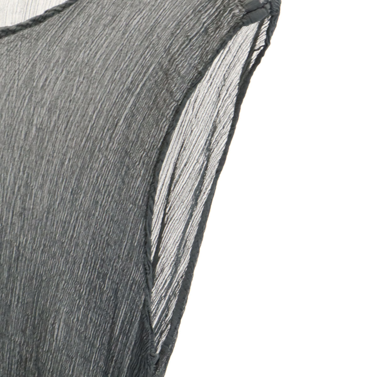 ISSEY MIYAKE me イッセイミヤケミー ノースリーブ プリーツ ワンピース F チャコールグレー レディース