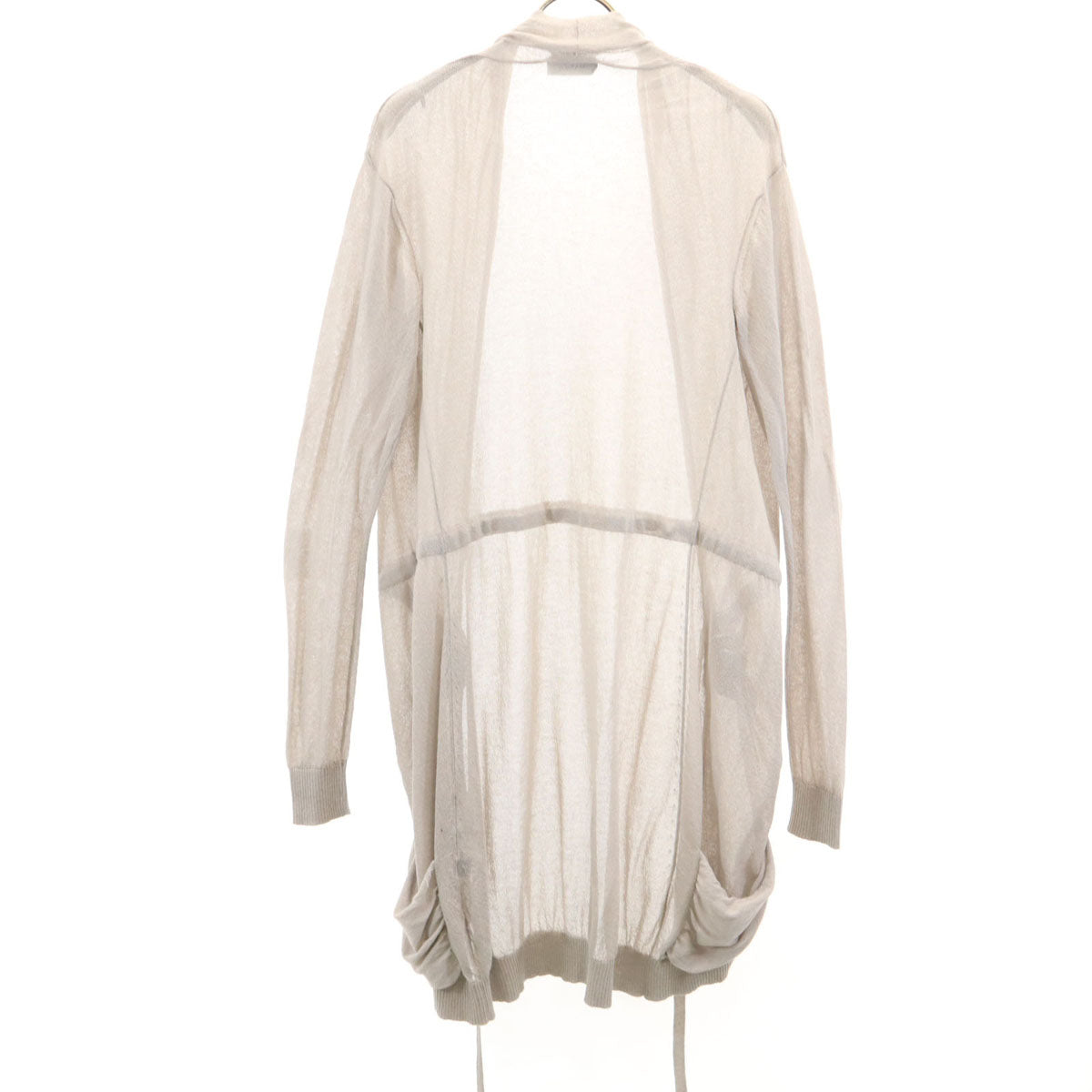 MAX&CO マックスアンドコー 長袖 ロング カーディガン S ライトグレー レディース