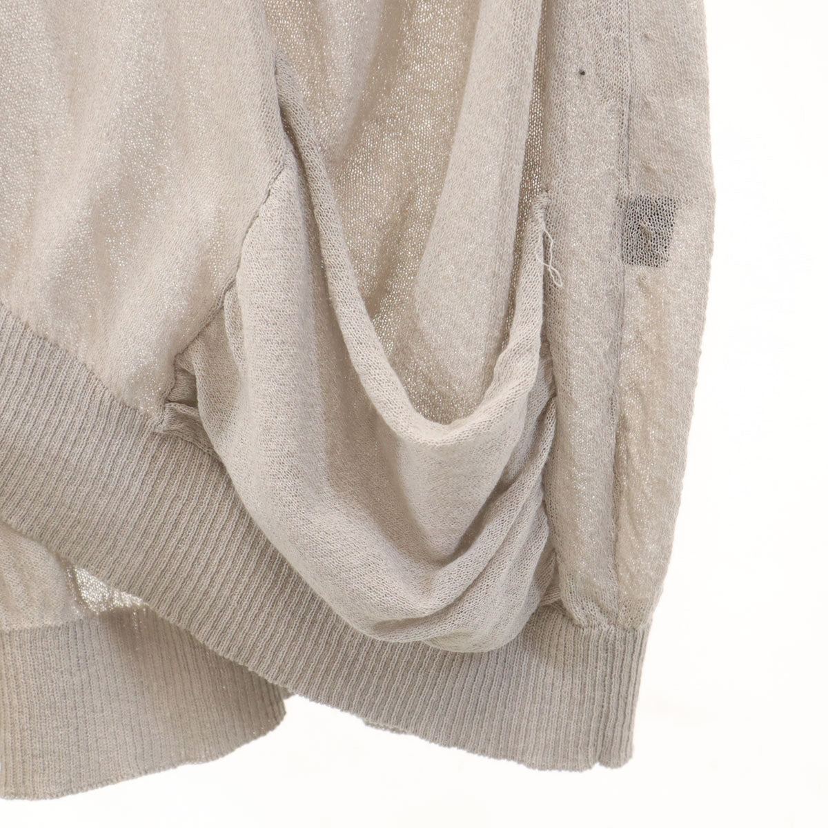 MAX&CO マックスアンドコー 長袖 ロング カーディガン S ライトグレー レディース