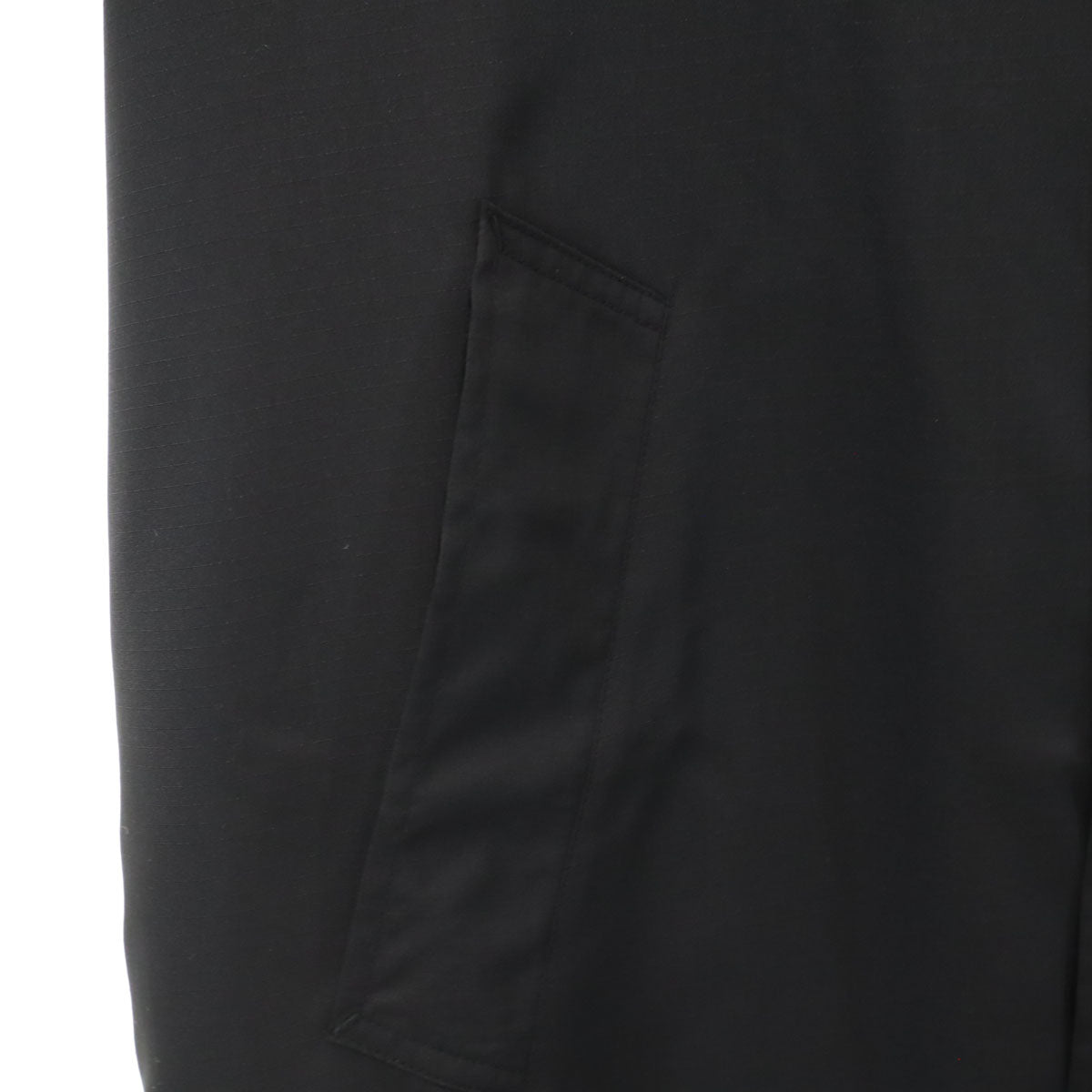 TAION タイオン リップストップ ステンカラーコート S ブラック メンズ