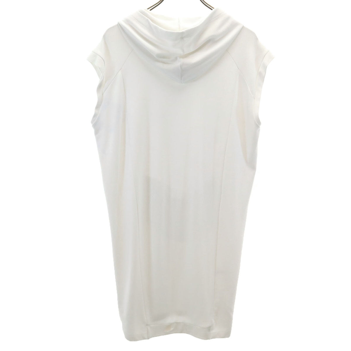MM6 Maison Martin Margiela エムエムシックス メゾン マルタン マルジェラ イタリア製 ノースリーブ フーデッド ワンピース S ホワイト レディース