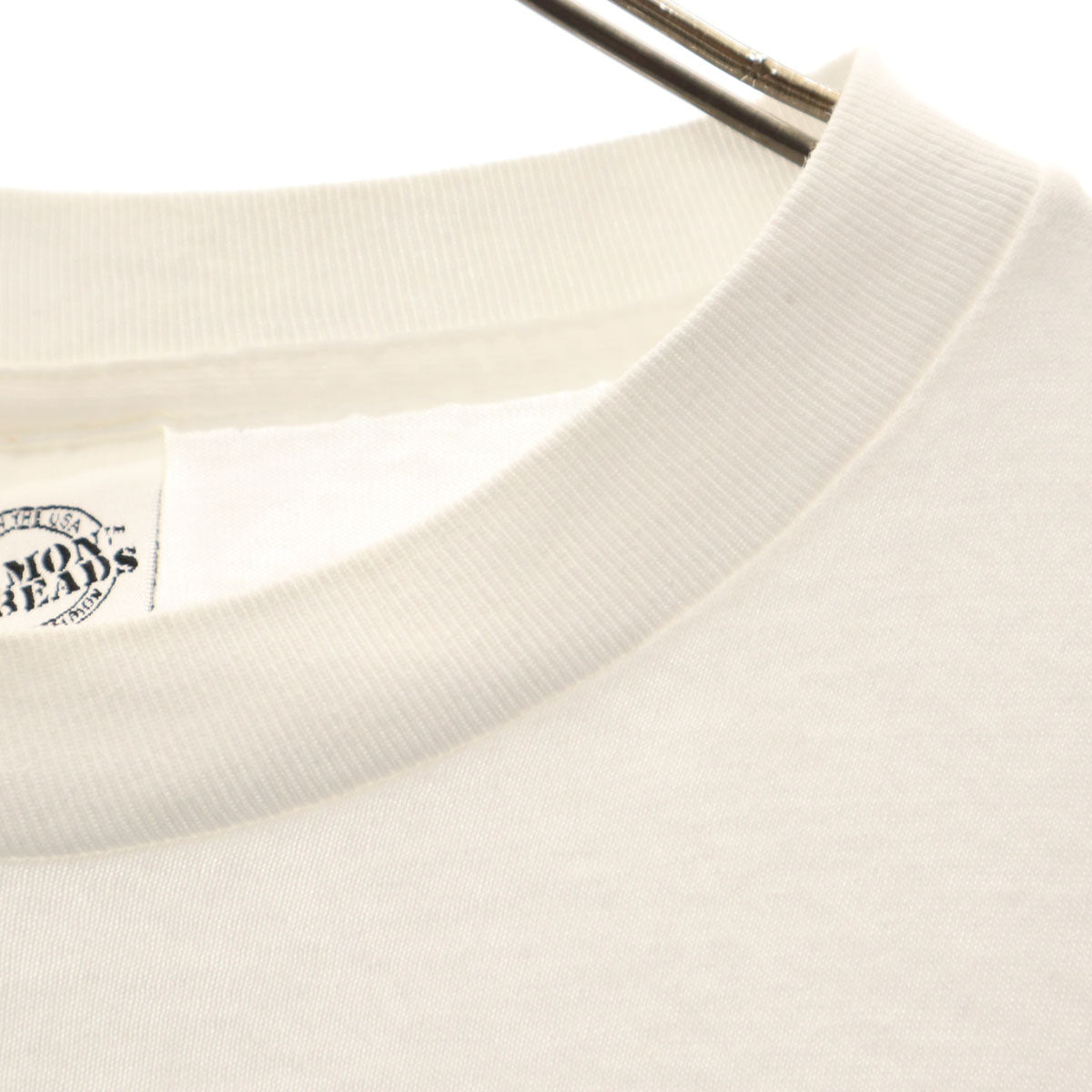 COMMON THREADS 90s USA製 オールド 半袖 ロング Tシャツ ONE SIZE ホワイト ビッグサイズ シングルステッチ メンズ