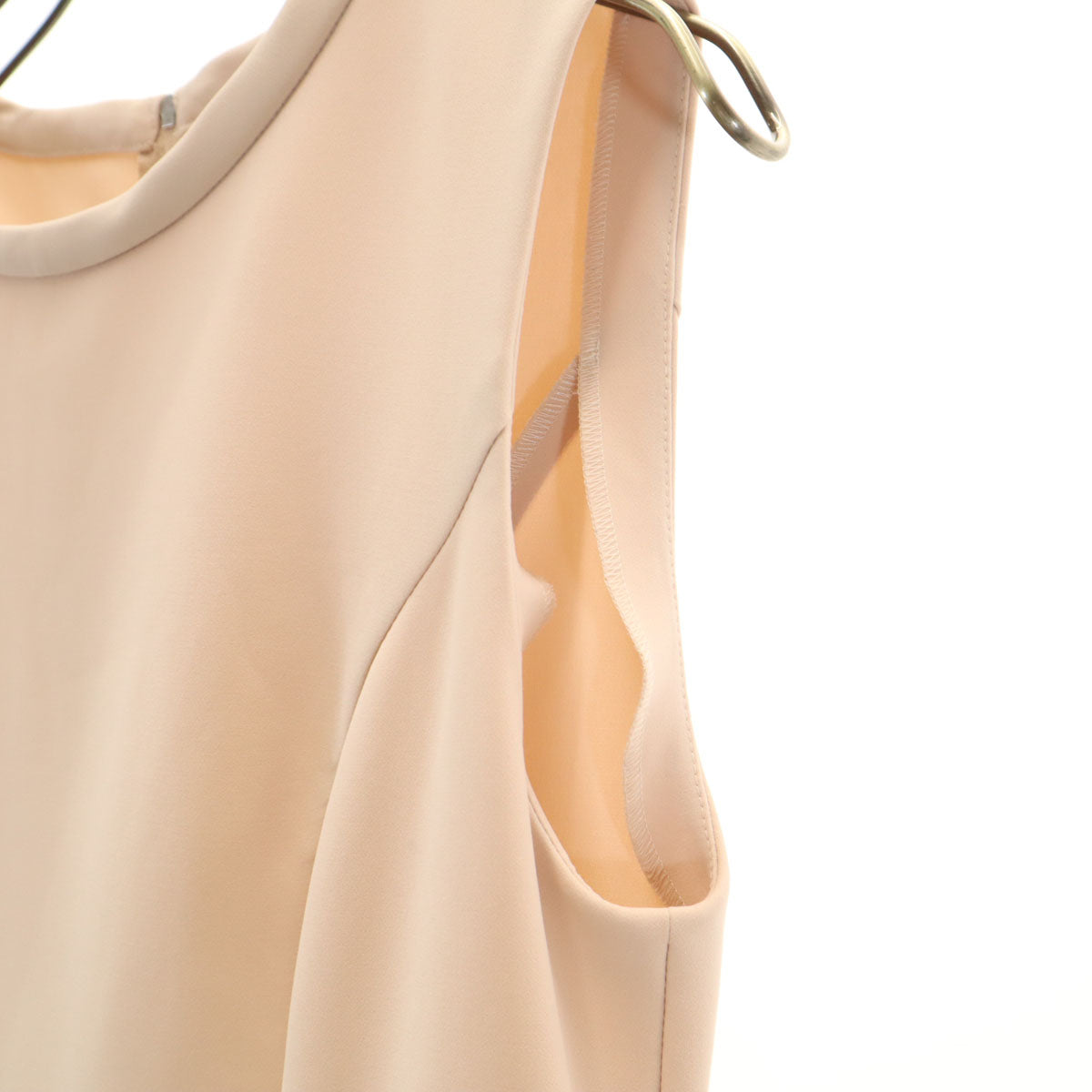 FOXEY NEW YORK フォクシーニューヨーク 日本製 ノースリーブ ミニワンピース 40 ピンク系 レディース