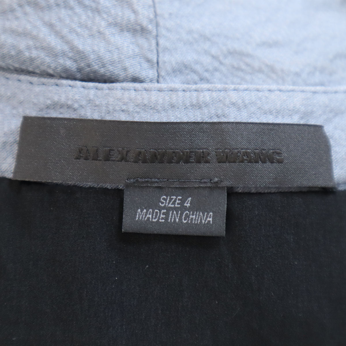 Alexander Wang アレキサンダーワン ノースリーブ ミニワンピース 4 チャコールグレー レディース