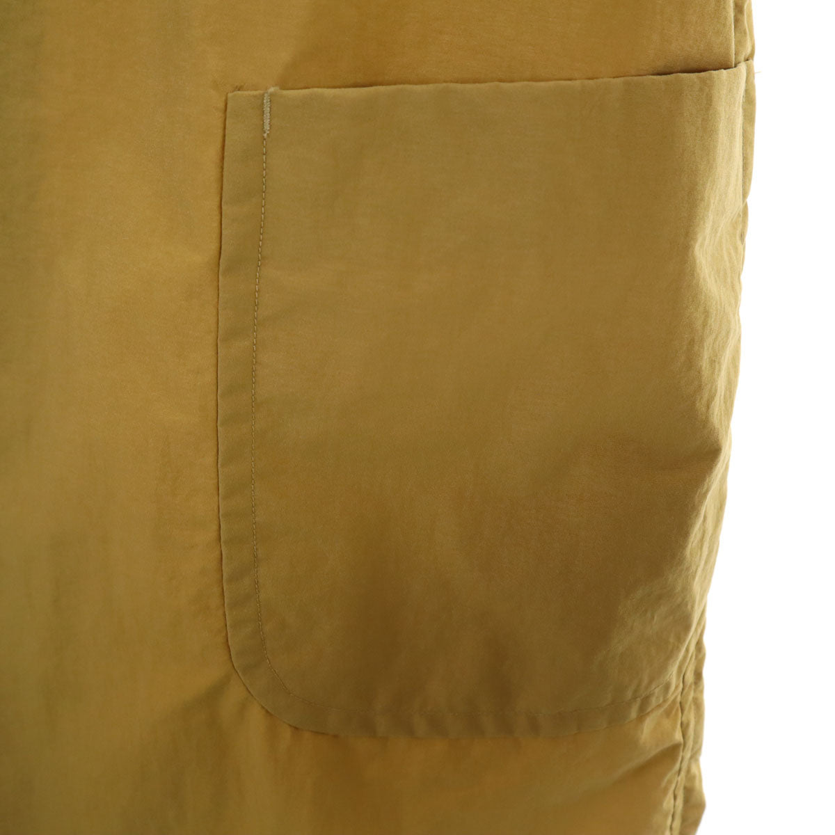 Danton ダントン ナイロン フード コート 34 キャメル レディース