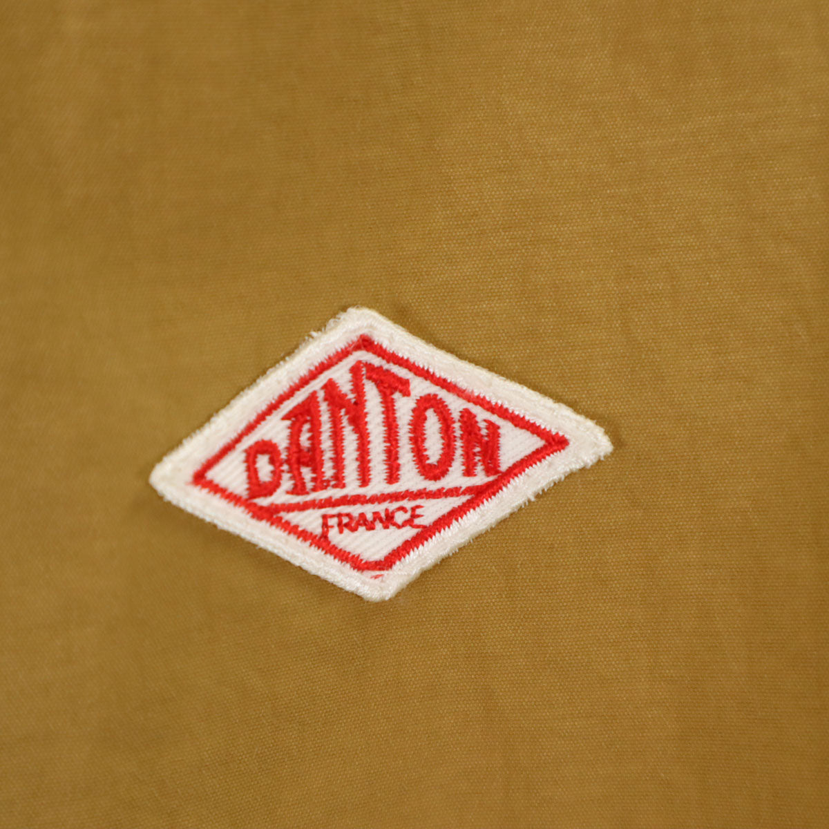 Danton ダントン ナイロン フード コート 34 キャメル レディース