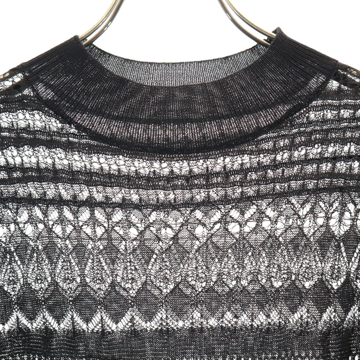 CELFORD セルフォード 長袖 レース ワンピース ブラック シースルー レディース