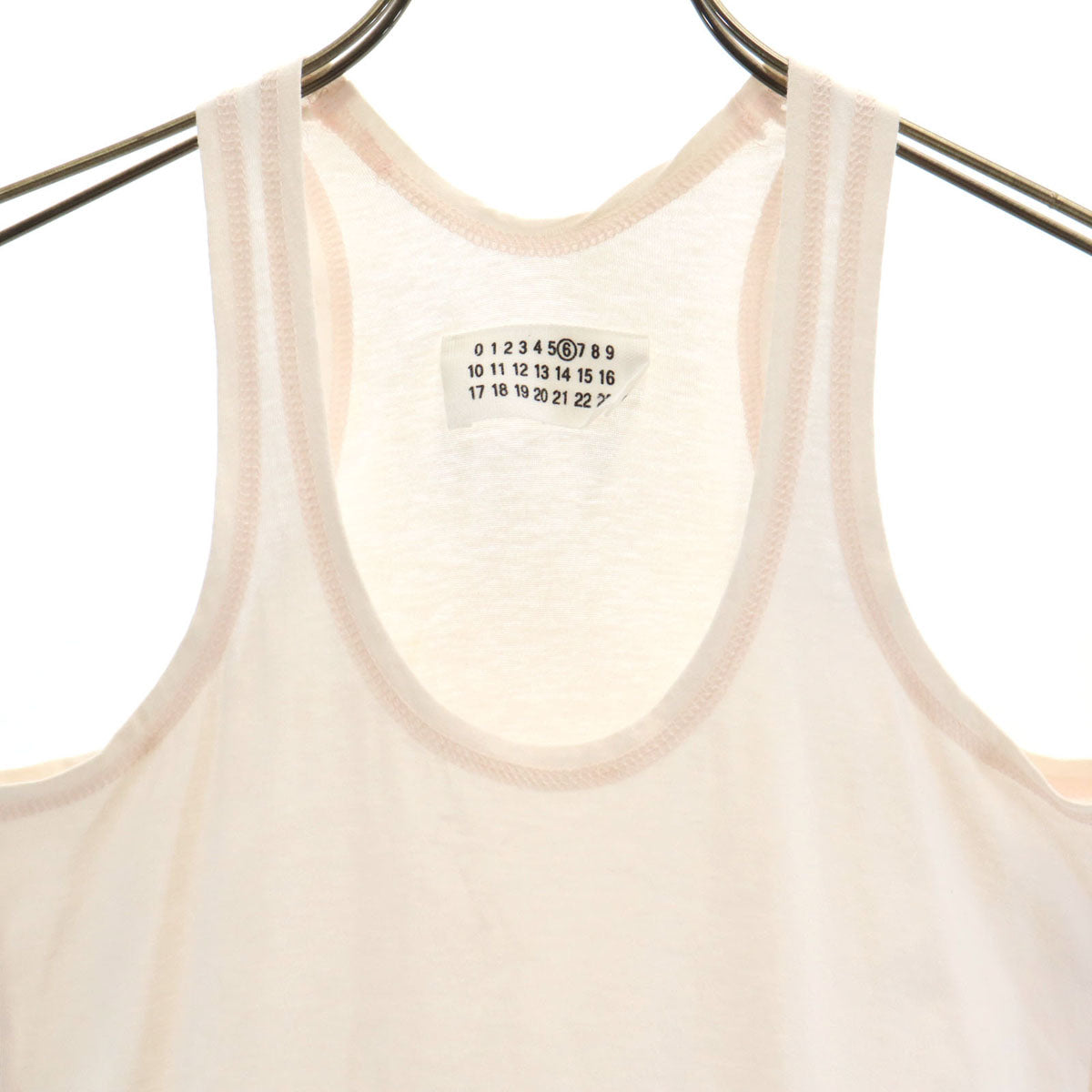 MARTIN MARGIELA マルタンマルジェラ イタリア製 6 ノースリーブ ワンピース 38 ペールピンク系 レディース