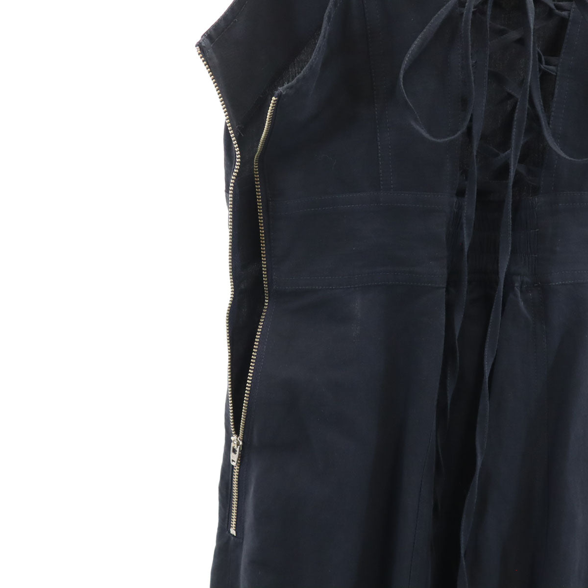 PUBLIC TOKYO パブリックトウキョウ 日本製 リネンブレンド キャミワンピース F ネイビー レディース