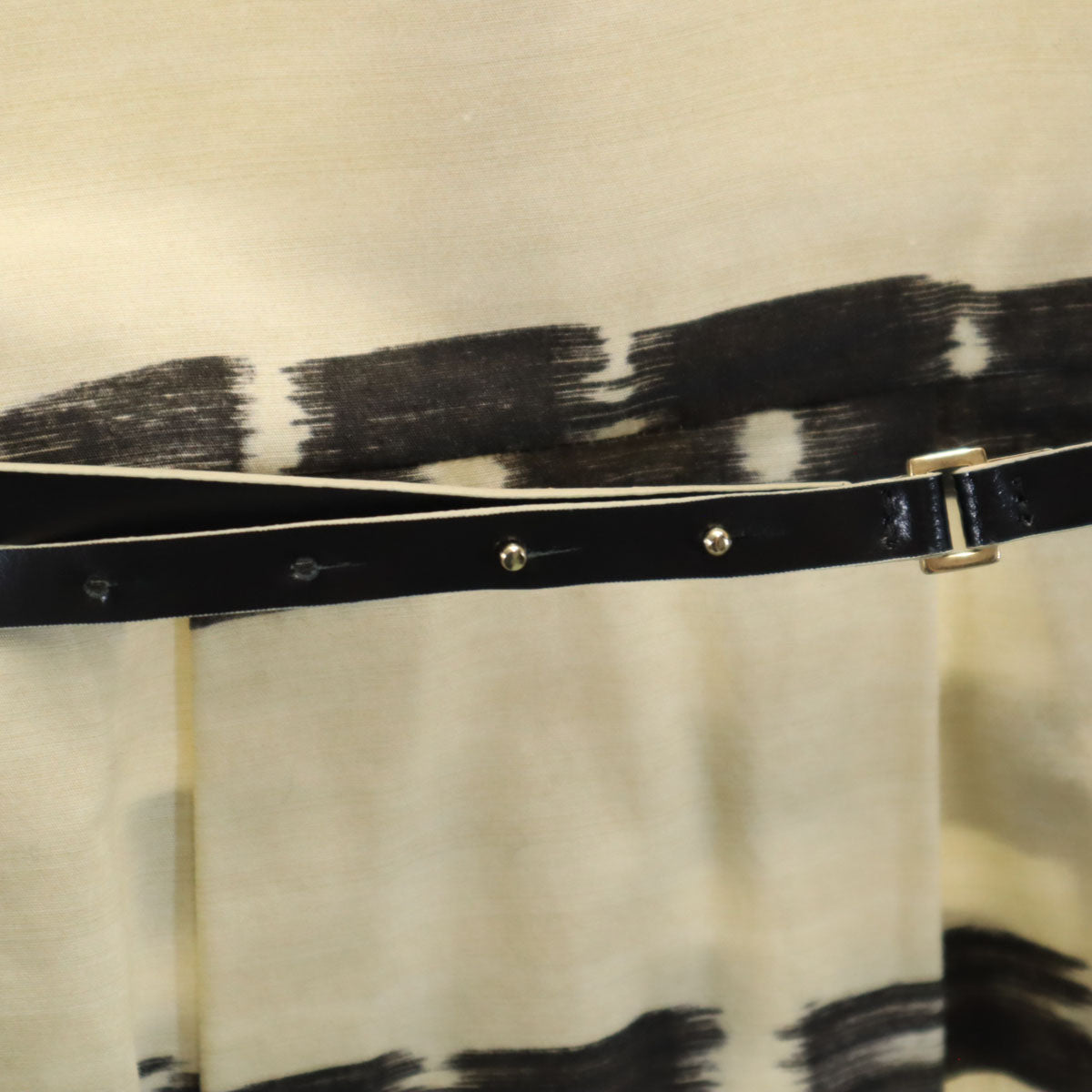 MAX MARA マックスマーラ 総柄 ノースリーブ ワンピース 40 ベージュ系 レディース