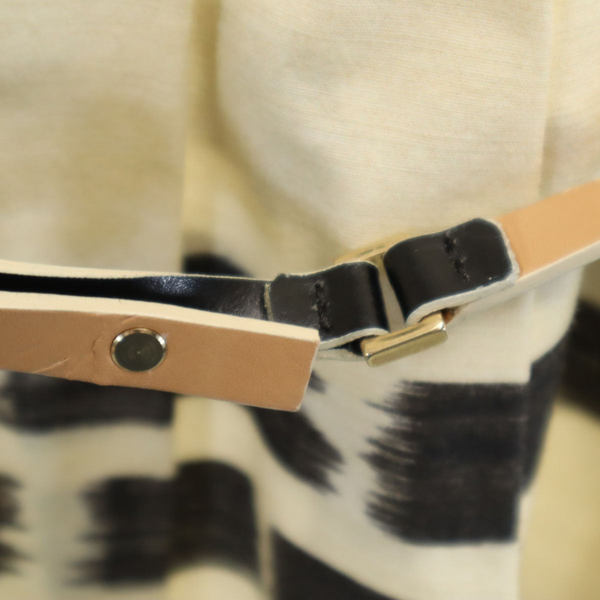 MAX MARA マックスマーラ 総柄 ノースリーブ ワンピース 40 ベージュ系 レディース