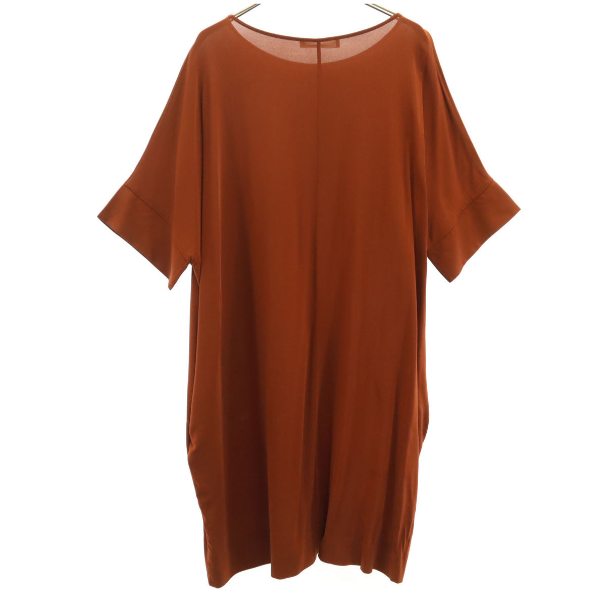 LIVIANA CONTI リビアナコンティ 半袖 ワンピース M テラコッタ レディース