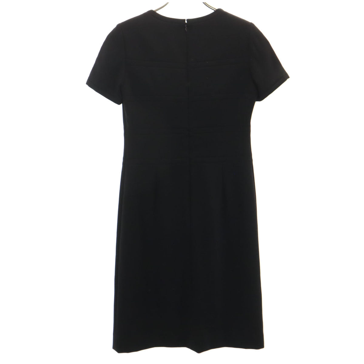 courreges クレージュ 日本製 半袖 ワンピース 7AR 黒 レディース