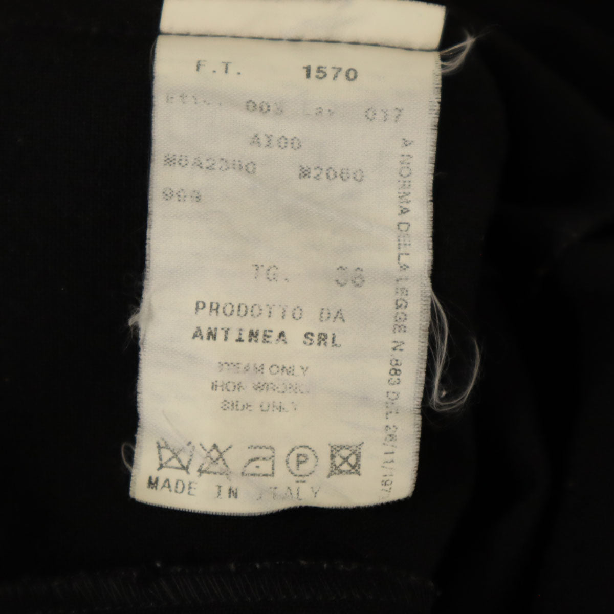 Emporio Armani エンポリオアルマーニ イタリア製 ウールブレンド ノースリーブ ワンピース 36 黒 レディース