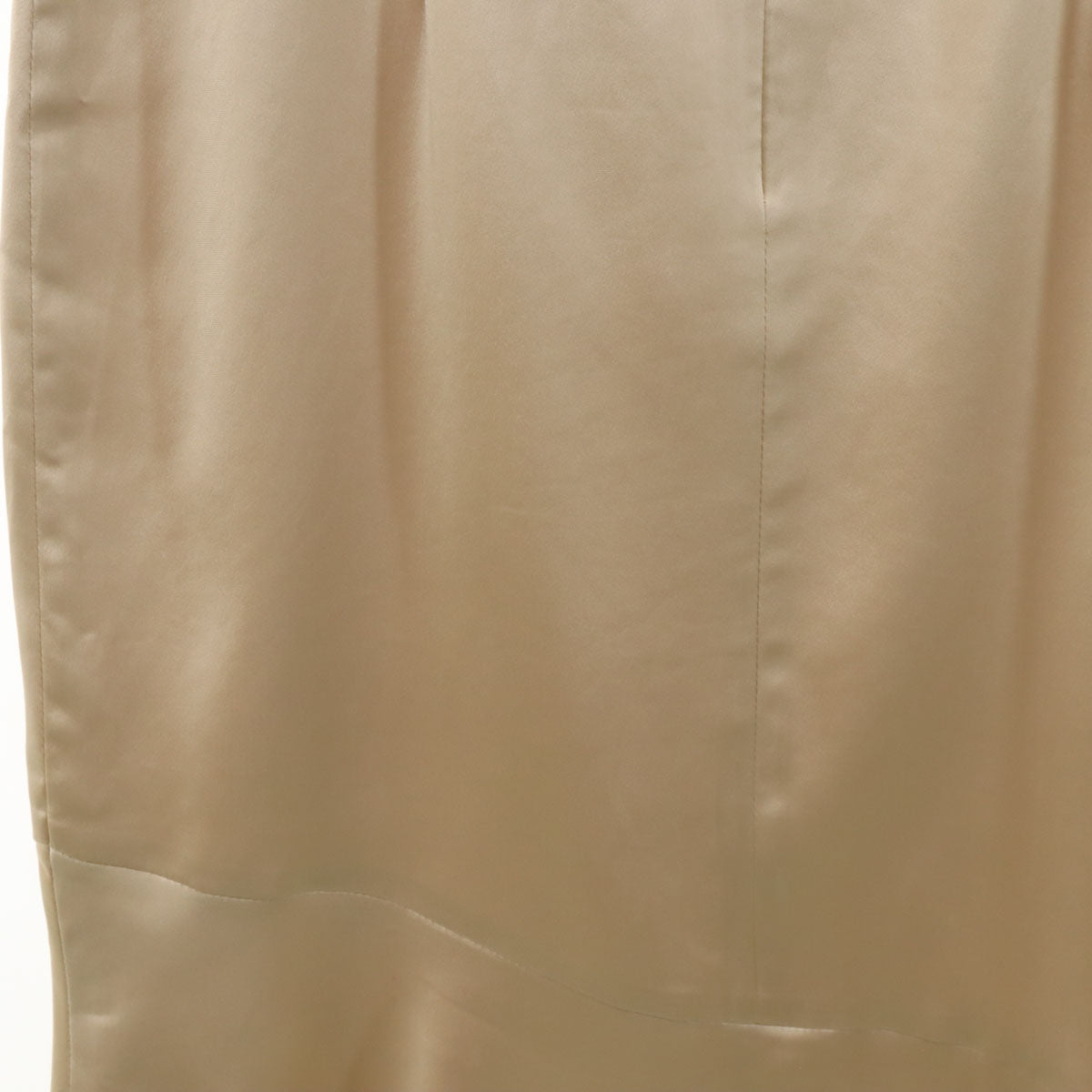 4℃ ヨンドシー 日本製 ノースリーブ ワンピース M ベージュ レディース