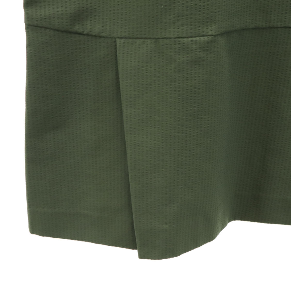 UNITED ARROWS green label relaxing ユナイテッドアローズグリーンレーベルリラクシング ノースリーブ シアサッカー ワンピース カーキ レディース