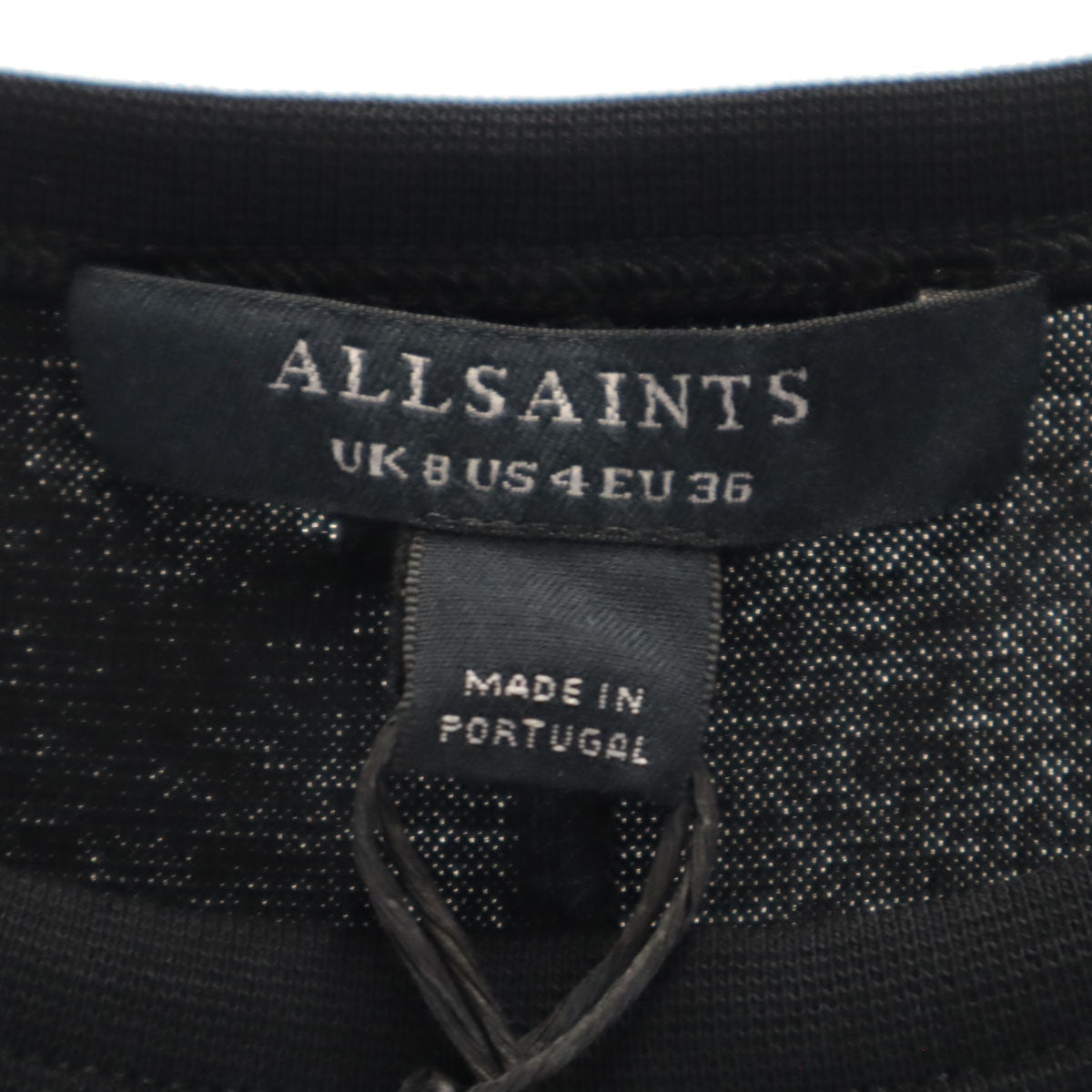 未使用 ALLSAINTS オールセインツ ノースリーブ ロングワンピース US4 黒 タグ付き レディース