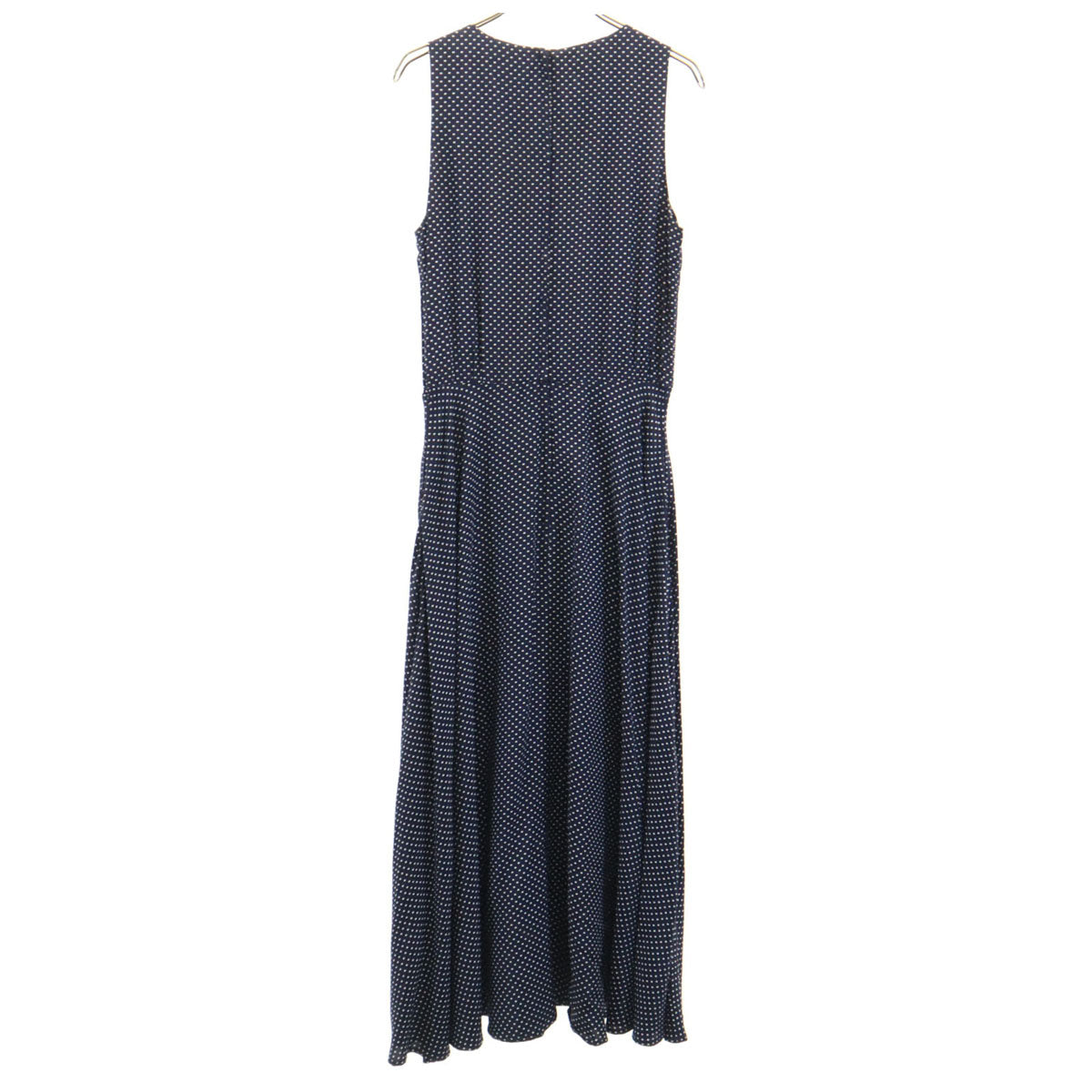 Brooks Brothers ブルックスブラザーズ 90s オールド ドット柄 ノースリーブ ワンピース 6 ネイビー 水玉 レディース