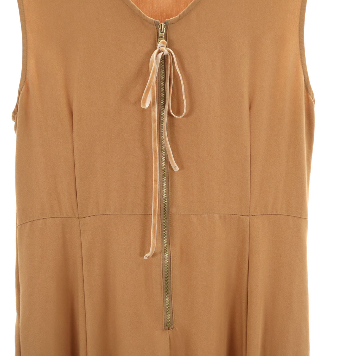 ANIECA アニーカ ノースリーブ ワンピース F ブラウン系 レディース