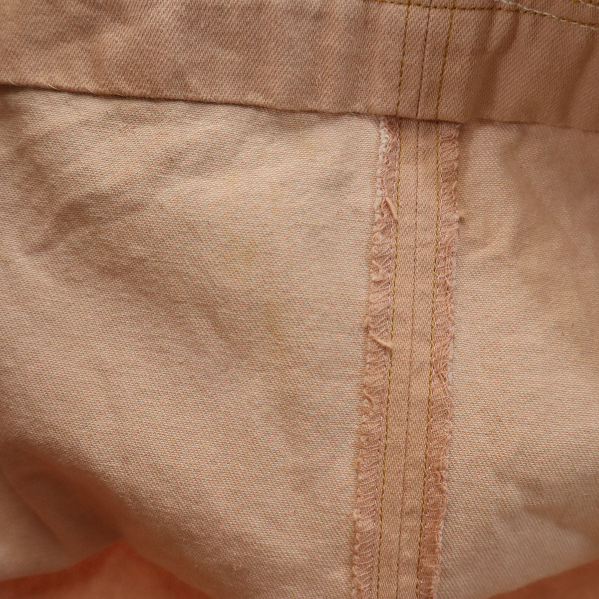 PINK HOUSE ピンクハウス ノースリーブ デニム ジャンパースカート サーモンピンク ワンピース レディース