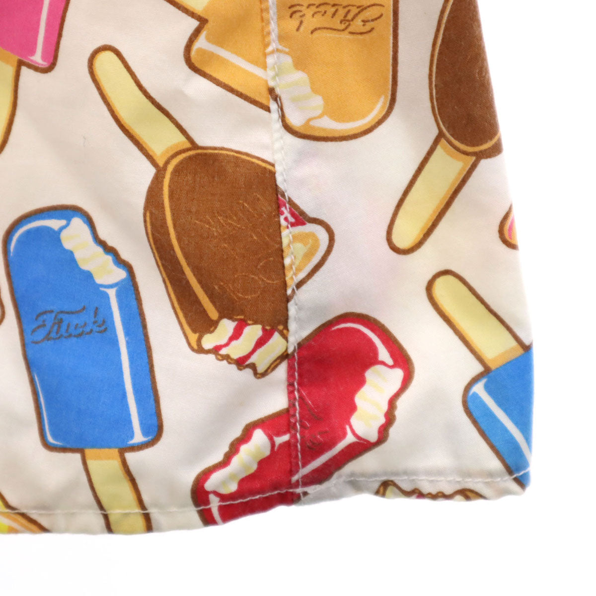 HYSTERIC GLAMOUR ヒステリックグラマー 総柄 フレンチスリーブ ミニワンピース F アイスクリーム レディース