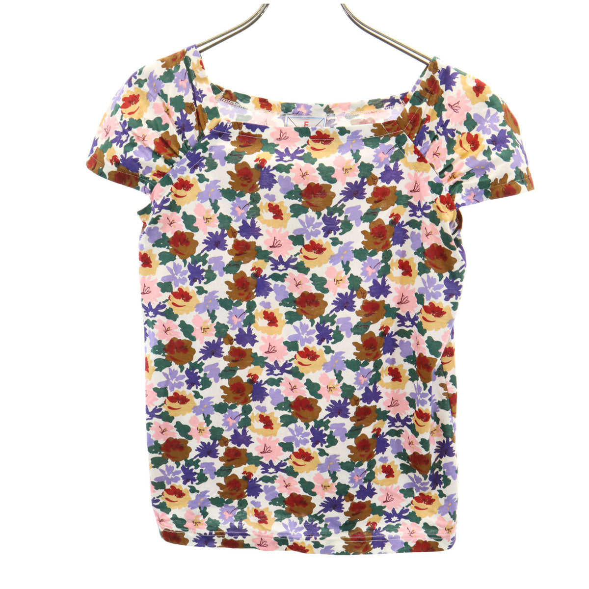 FENDI フェンディ イタリア製 ノースリーブ アンサンブル ワンピース 42 パープル系 レディース