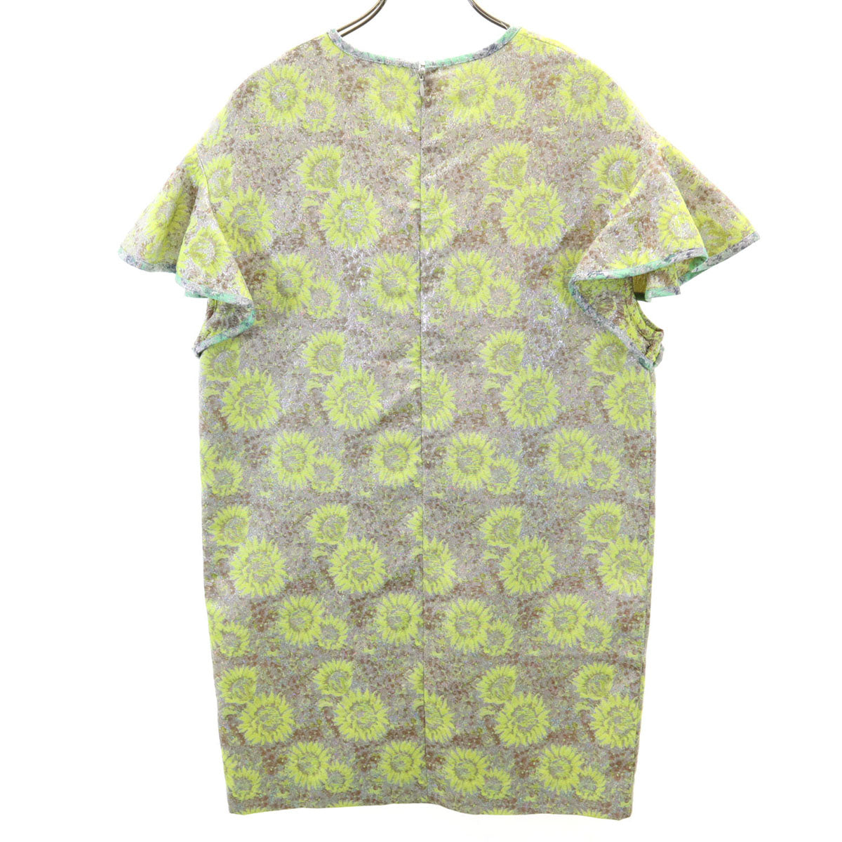 MSGM エムエスジーエム イタリア製 半袖 ワンピース 40 イエロー系 レディース