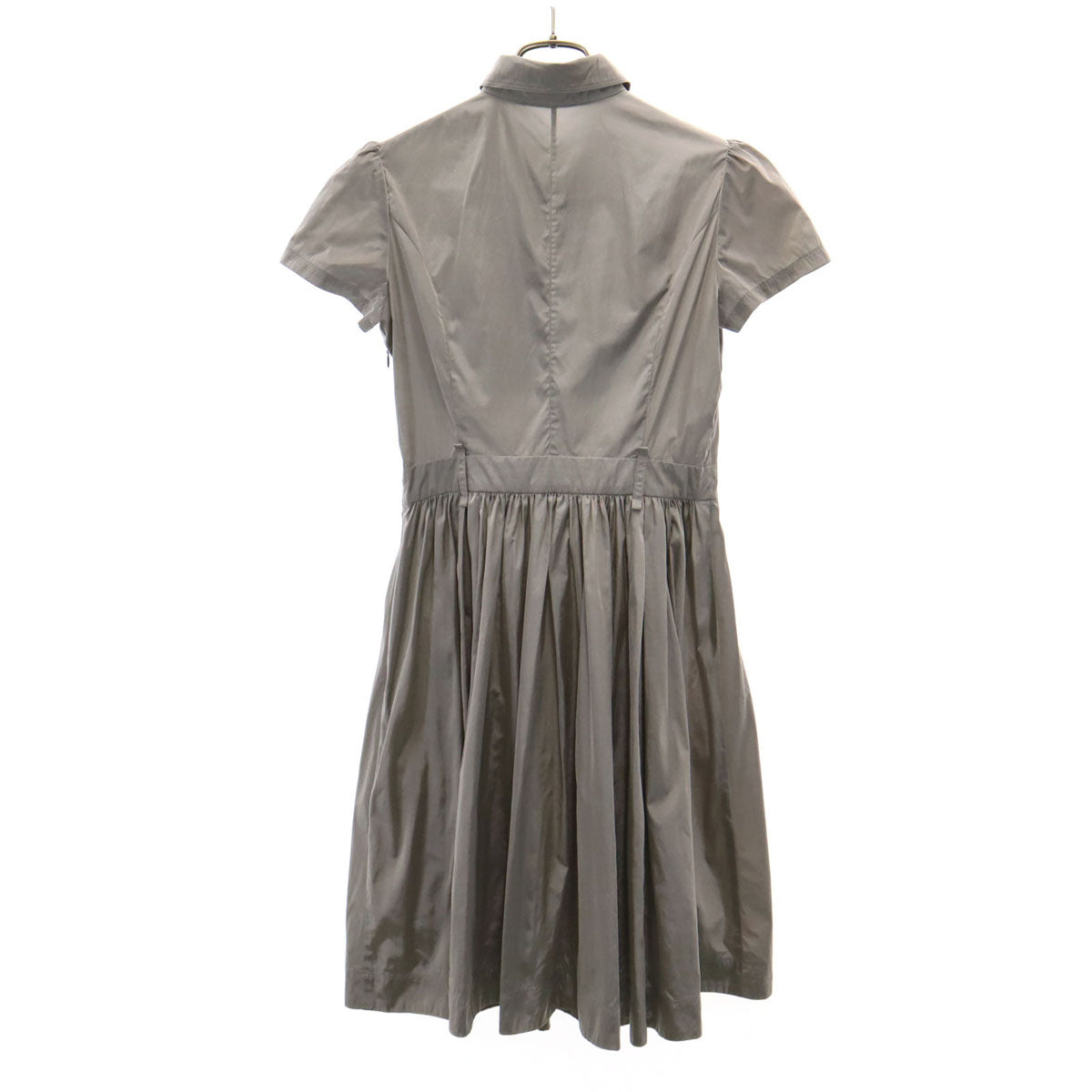 BURBERRY BLACK LABEL バーバリーブラックレーベル 三陽商会 日本製 半袖 ワンピース 38 グレー系 レディース